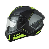 Casco Spartan Draken S Sonar Negro Gris Verde